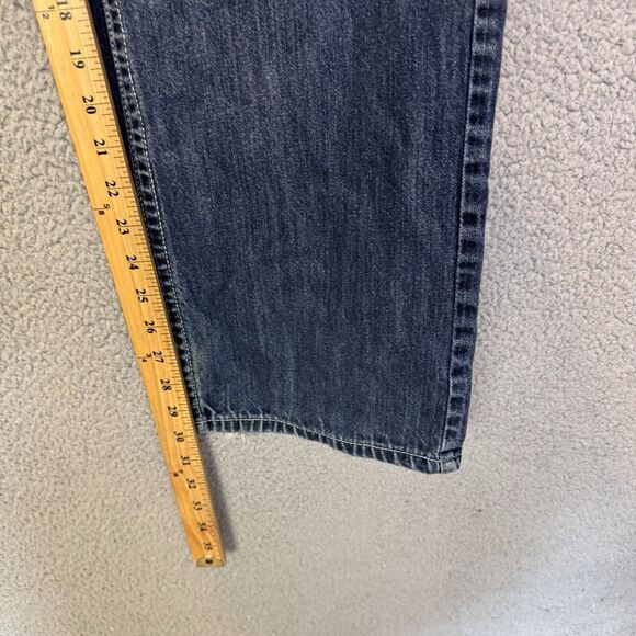 Vintage Y2K Enyce Jeans Mens 38x29 Baggy Blue Wash Denim - Picture 4 of 9